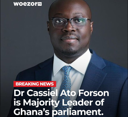 Ato Forson is appointed as the Majority Leader in Ghana's 9th parliament