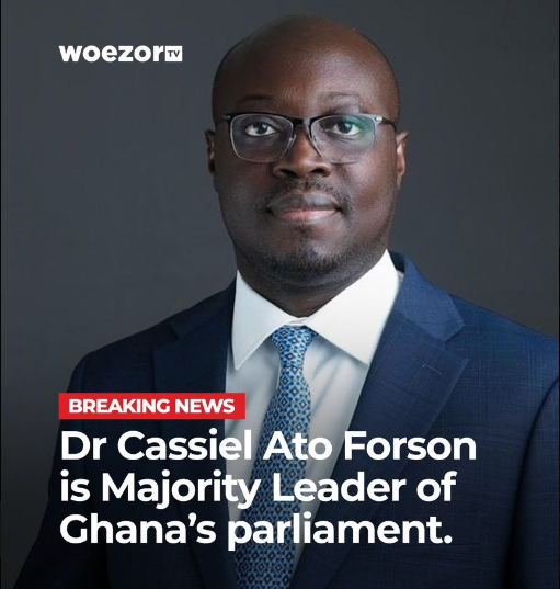 Ato Forson is appointed as the Majority Leader in Ghana's 9th parliament