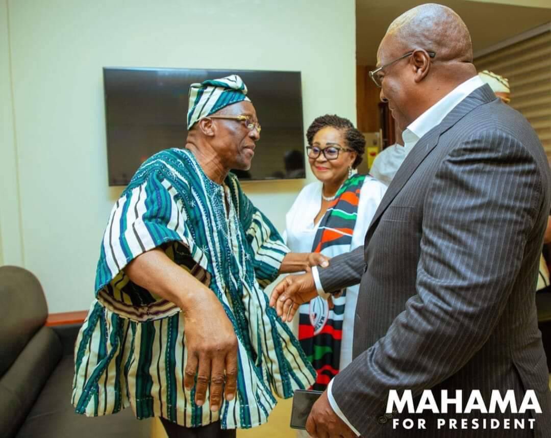 Mahama supports Alban Bagbin's role as the Speaker for the 9th Parliament