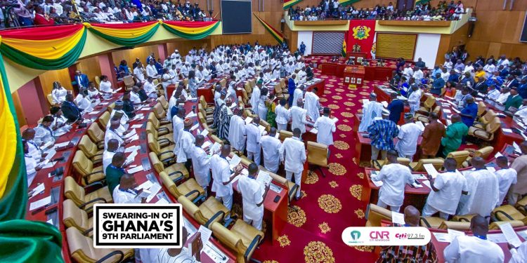 Ghana's 9th Parliament officially introduced