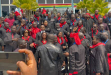 Suspension of MPs: NPP MPs arrive in Parliament in black and red amid tight security